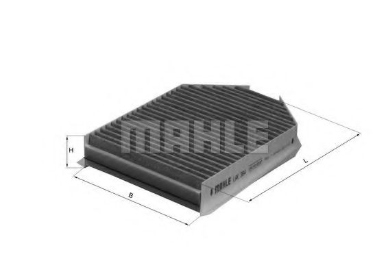 Фільтр повітряний обігрівача Mahle Original LAK364 ціна, від 20.91 USD